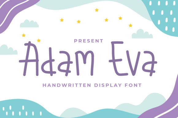 Adam Eva: A Quirky Display Font for Creative Branding