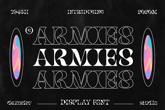 Armies Font for Bold Brand Campaigns