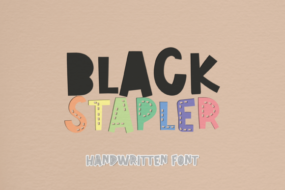 Black Stapler: A Font That Adds Personality to Your Brand