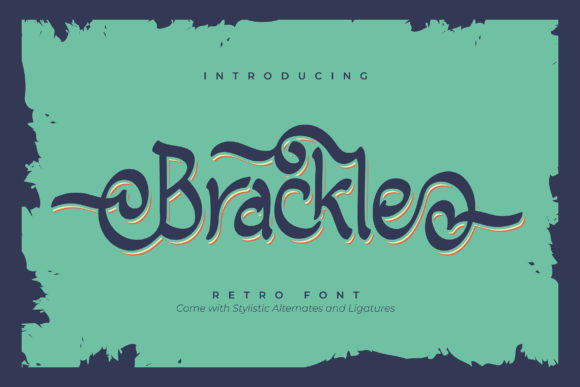 Brackle: A Versatile Display Font for Creative Branding