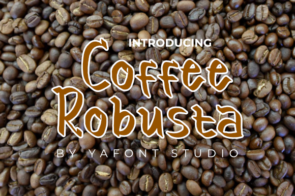 Coffee Robusta Font for Business Branding