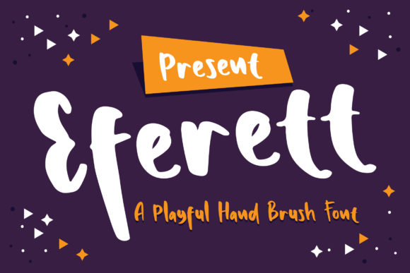 Eferett: A Playful Display Font for Editorial Design
