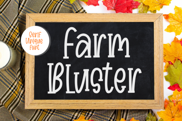 Farm Bluster: A Playful Font for Polished Branding