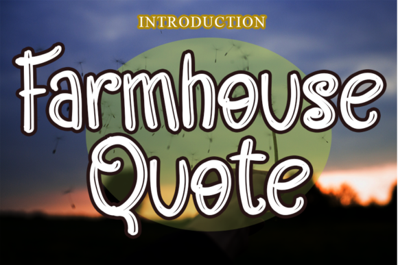 Farmhouse Quote Font for Bold Visual Impact