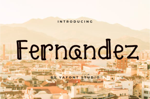 Fernandez Font for Modern Web Design