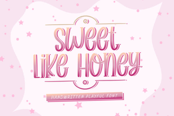 Font Choice That Speaks Volumes: Sweet Like Honey