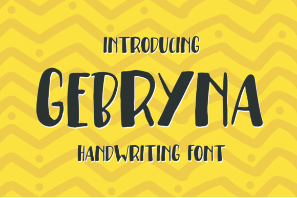 Gebryna Font for Bold and Casual Campaigns