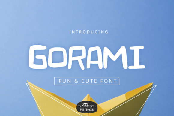 Gorami: A Quirky Display Font for Editorial Design