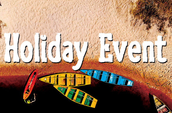 Holiday Event Font for Web Design: A Festive Touch with Purpose