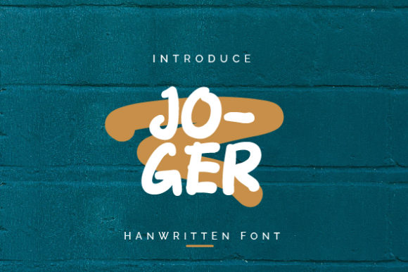 Joger: A Friendly Display Font for Creative Branding