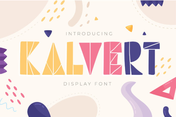 Kalvert: A Playful Display Font for Digital Creativity