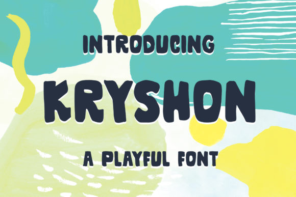 Kryshon Font for Creative Campaigns