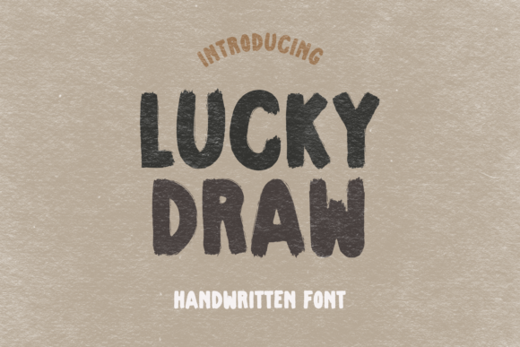 Lucky Draw Font for Modern Web Design