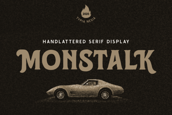 Monstalk: A Bold Display Font for Web Design