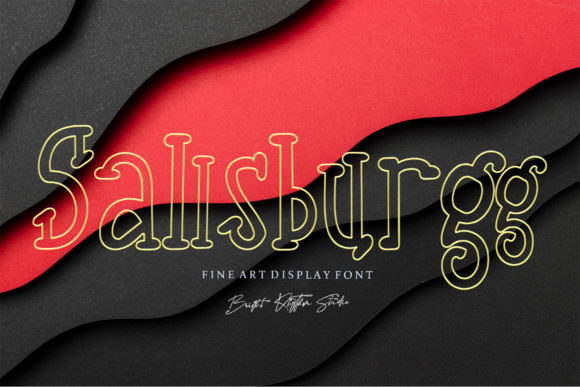 Sallsburgg Font for Web Design