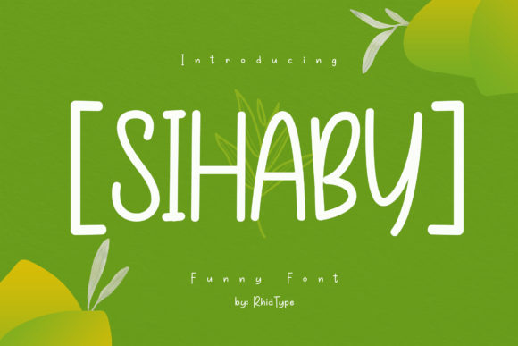 Sihaby: A Versatile Display Font for Editorial Design