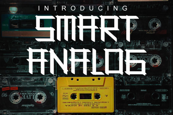Smart Analog Font for Modern Web Design