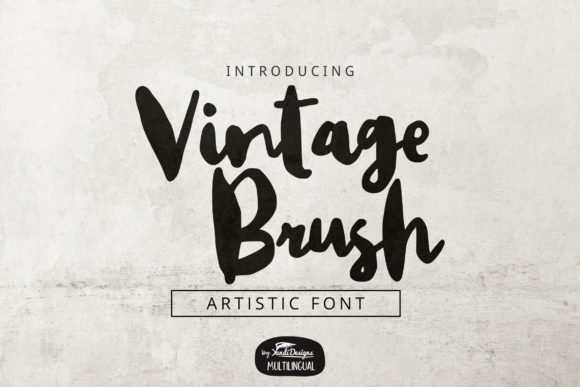 Vintage Brush: A Timeless Display Font for Editorial Design