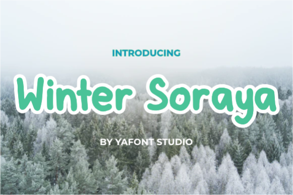 Winter Soraya: A Timeless Display Font for Crafters and Designers