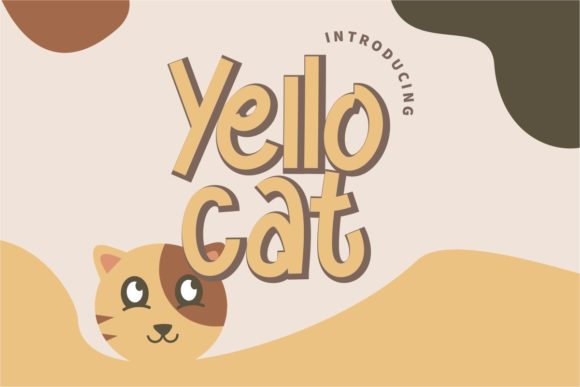 Yello Cat: A Playful Display Font for Editorial Design
